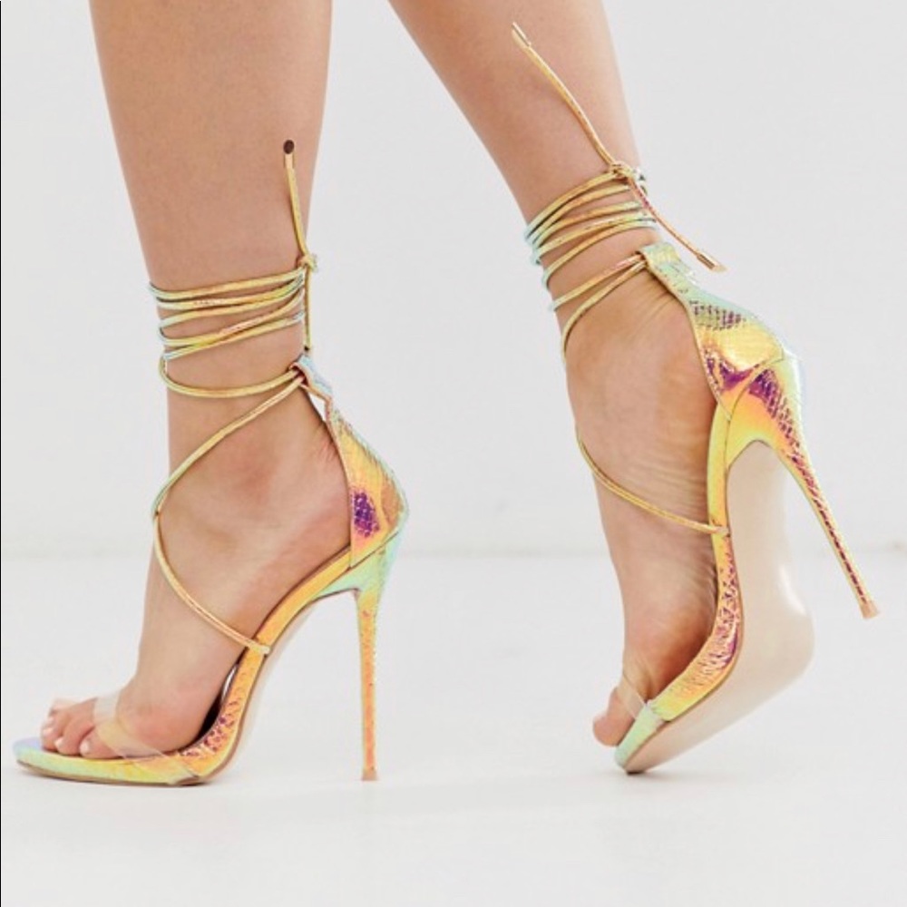 Clear 🌈 🐍 Heels - Picture 2 of 11